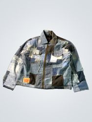 Upcycled Levi's Patchwork Denim Jacket