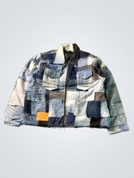 Upcycled Levi's Patchwork Denim Jacket