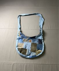 Carhartt Patchwork Denim Shoulder Bag