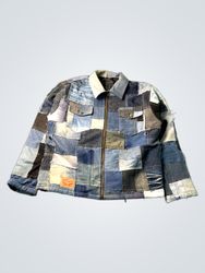 Upcycled Levi's Patchwork Denim Jacket