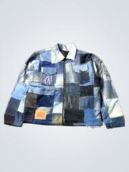 Upcycled Levi's Patchwork Denim Jacket