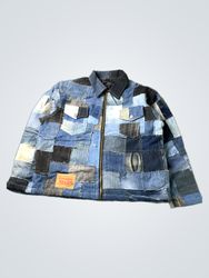 Upcycled Levi's Patchwork Denim Jacket