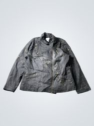 Chico's Embellished Denim Jacket