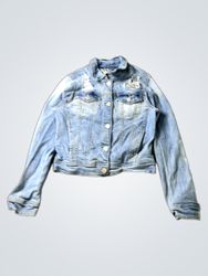 Wallflower Distressed Denim Jacket
