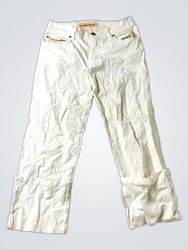 MADISON SQUARE White Embroidered Jeans