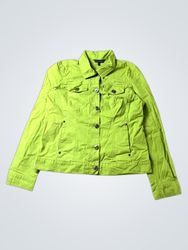 Lime Green Denim Jacket