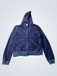 Juicy Couture Velour Zip-Up Hoodie