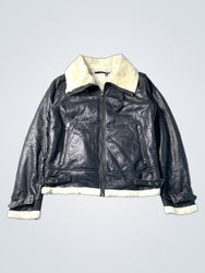 Firetrap Faux Leather Aviator Jacket