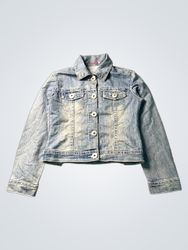 V+Va Embroidered Denim Jacket