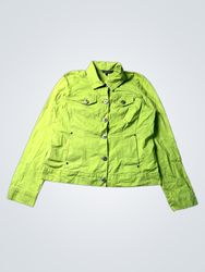 Lime Green Button Up Jacket