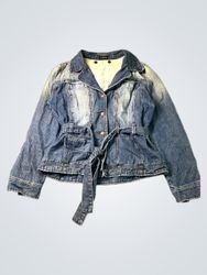 Denim Jacket with Belt
