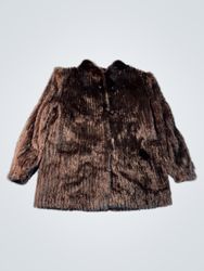 Brown Faux Fur Coat