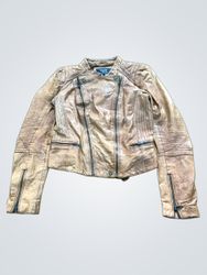 TRAFALUC ZARA Leather Biker Jacket