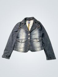 Jaqueta de Stretch em Denim para Mulheres Bum Equi..