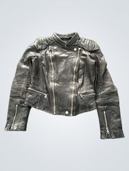 ZARA Leather Biker Jacket
