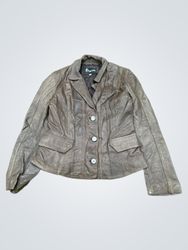 Bayside Women's Brown Leather Jacket