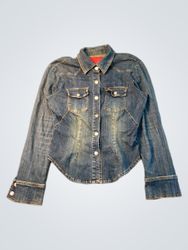 HOT KISS Authentic Basic Denim Shirt