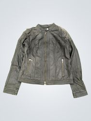 Black Faux Leather Jacket