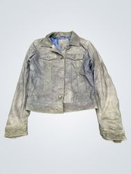 Unbranded Blue Leather Jacket