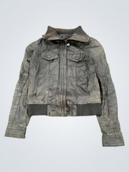 REVIEW Women's Black Leather Jacket