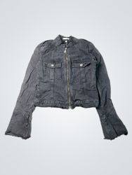 Veste en denim grise Joie pour femme