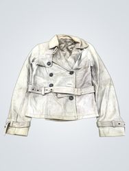 Unbranded Beige Leather Jacket
