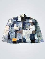 Upcycled Levi's Patchwork Denim Jacket