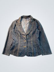 Bisou Bisou Denim Blazer Jacket