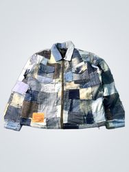 Upcycled Levi's Patchwork Denim Jacket