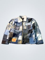 Upcycled Levi's Patchwork Denim Jacket