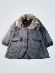 MOMWOW Girls Faux Fur Lined Coat