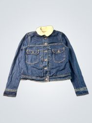 Old Navy Denim Sherpa Lined Jacket