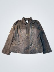 Chico's Embellished Denim Jacket