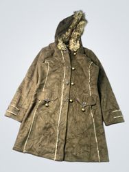 Novelti Adorable Junior Faux Suede Fur Lined Hoode..