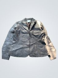 Chadwick's Women's Brown Leather Blazer
