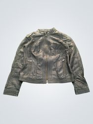 Black Faux Leather Jacket