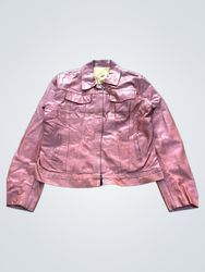 「PLEASE Brown Leather Jacket」