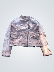 Massimo Dutti Womens Leather Jacket