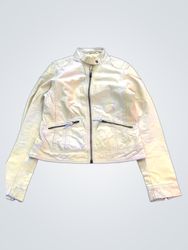 Women's Yellow Leather Jacket