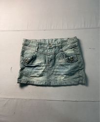 Just USA Denim Mini Skirt