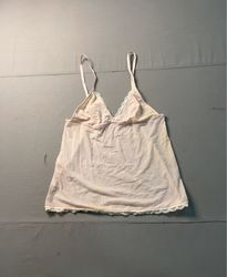 Pink Lace Trim Cami