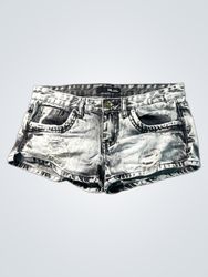 DSQUARED2 Damen Acid-Wash-Jeansshorts