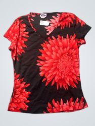 Z.ro Collection Medium Women's Black & Red Floral ..