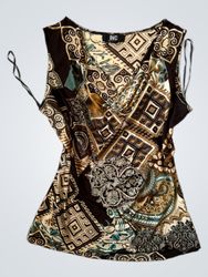 INC Sleeveless Cowl Neck Top