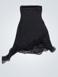 Perfect Stranger Black Strapless Mini Dress