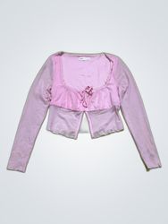 Pink Long-Sleeve Top