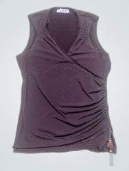 Brown Sleeveless Top