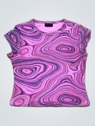 White Fox Printed T-Shirt