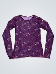 Long-Sleeve Floral Top