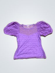 River Island Purple Lace Top